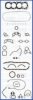 NISSA 1010141M85 Full Gasket Set, engine